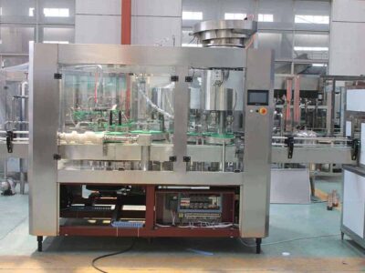 2000BPH glass jar liquor filling machine