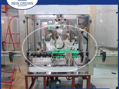 Linear type aluminum pop can filling seaming machine