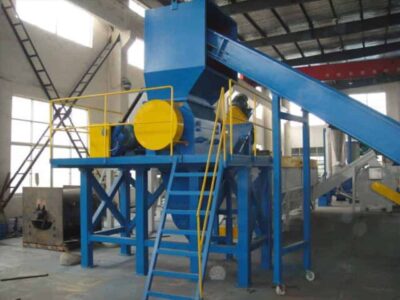 PET plastic bottle cold high speed friction washing line