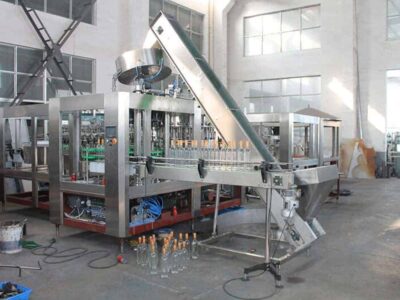 Glass bottle negative pressure wine filling machine