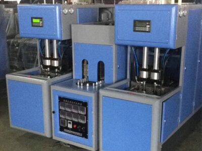 Semi-automatic bottle blow machine